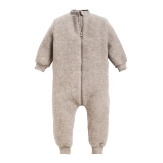 Hel dress i ullfleece - Linfarge