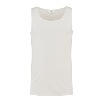 Singlet i ull med silke unisex - Natur