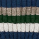 Ribbukse, ribbestrikket ullbukse - Marine/lin/skoggrønn