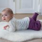 Babytrøye i ull med silke - Natur
