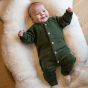 Babydress i ull - Skoggrønn