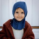Finlandshette i ull med silke - Marineblå