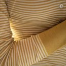 Nattkjole i ull med silke m/knapper - Sennep/natur