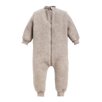 Hel dress i ullfleece - Linfarge