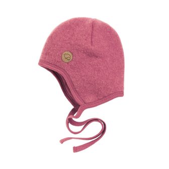 Lue i ullfleece med fór