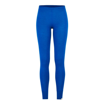 Longs i ull med silke - Klarblå