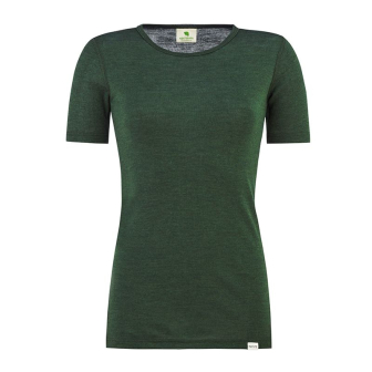 Ulltrøye dame, kort erm, ull med silke