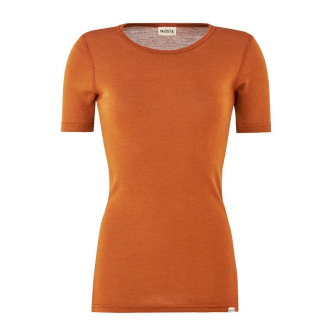 Ulltrøye dame, kort erm, ull med silke