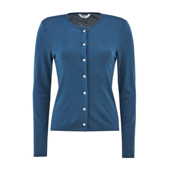 Cardigan i ull med silke 