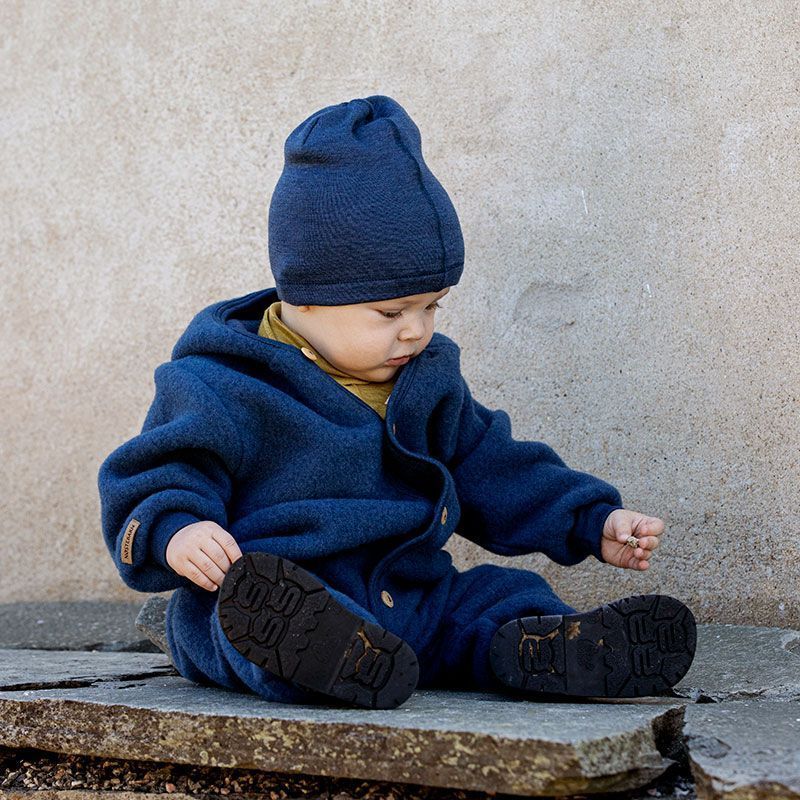 Babydress i ullfleece, med hette, 6268 | Nøstebarn Jakke i ullfleece, 3436 | Nøstebarn