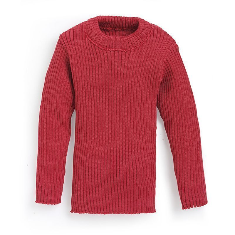 Ribbgenser, ribbestrikket ullgenser Anorakkrød | Nøstebarn Ribbestrikket genser Rød DAME | H&M NO